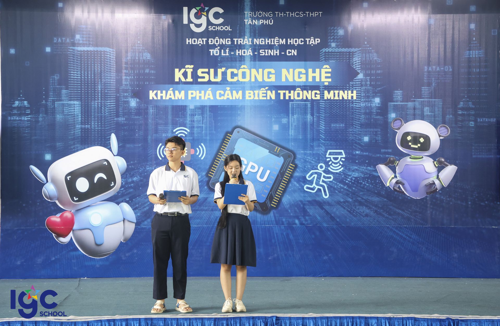 Trường TH, THCS và THPT Tân Phú: "Kỹ sư công nghệ - Khám phá cảm biến thông minh"
