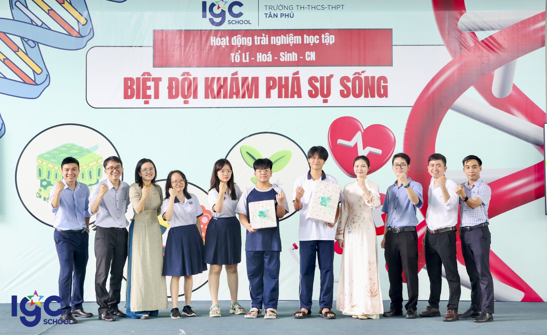 Biệt đội khám phá sự sống - khi học sinh Tân Phú không chỉ học, mà còn "sống" cùng khoa học!