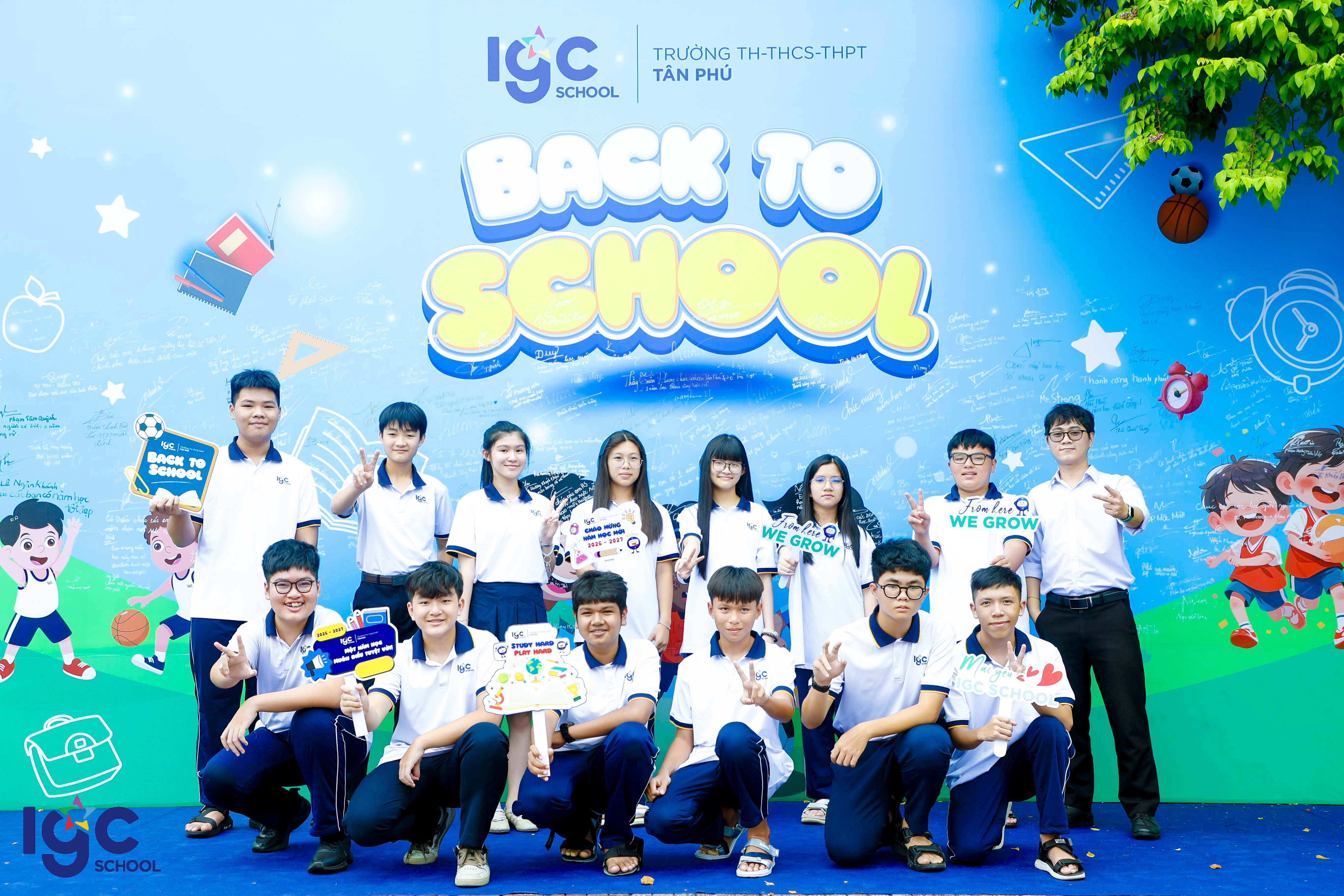 Check-in mùa hè rực rỡ cùng học sinh Trường TH, THCS và THPT Tân Phú