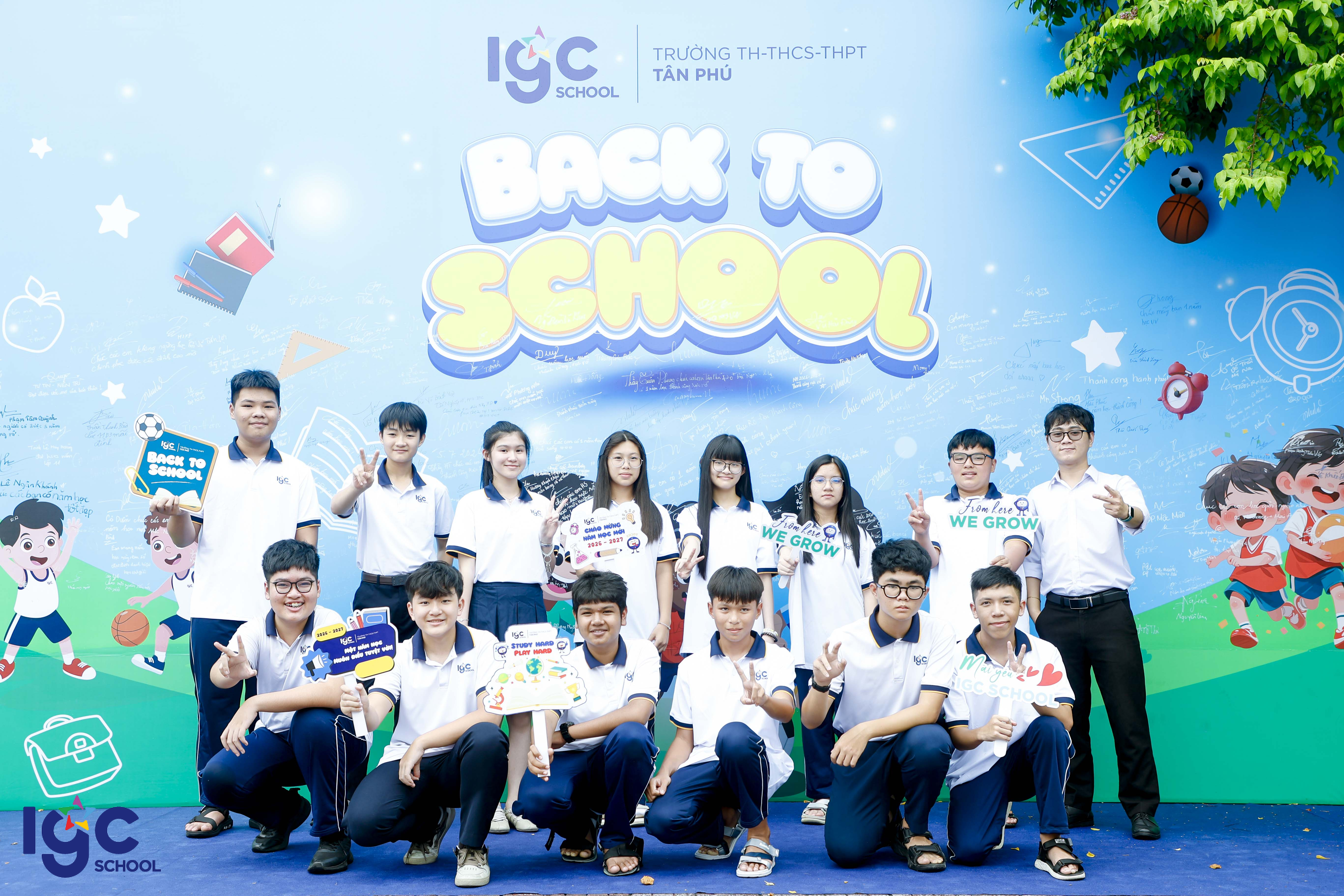 Check-in mùa hè rực rỡ cùng học sinh Trường TH, THCS và THPT Tân Phú