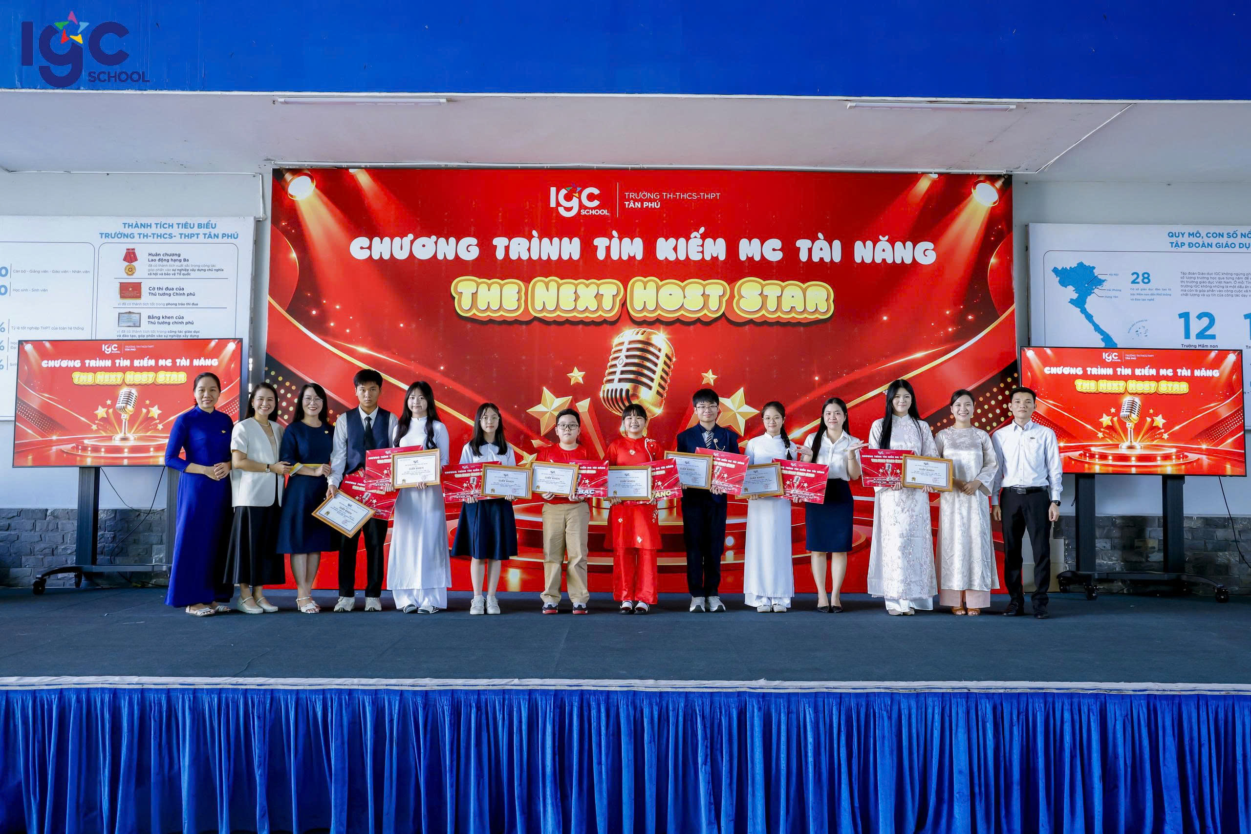 Học sinh Tân Phú tỏa sáng tại cuộc thi người dẫn chương trình tài năng "The next host star"