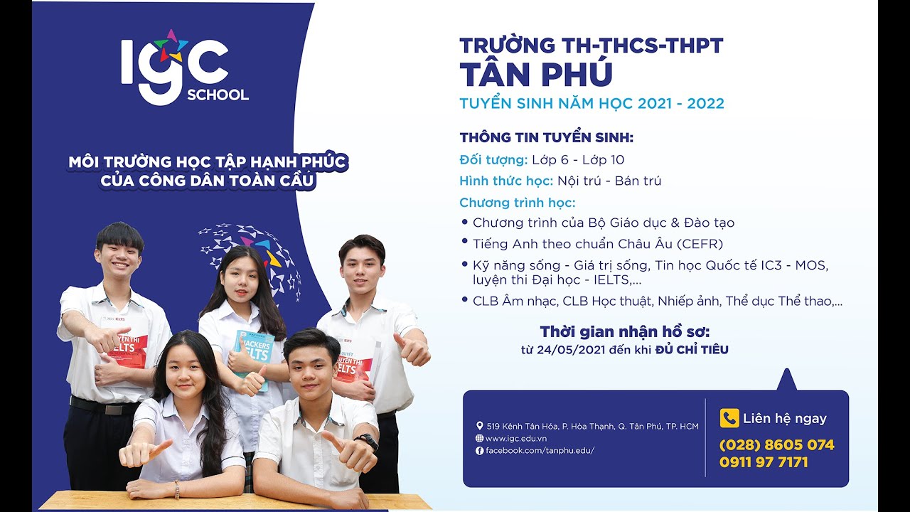 Giới thiệu trường Tân Phú - 2021